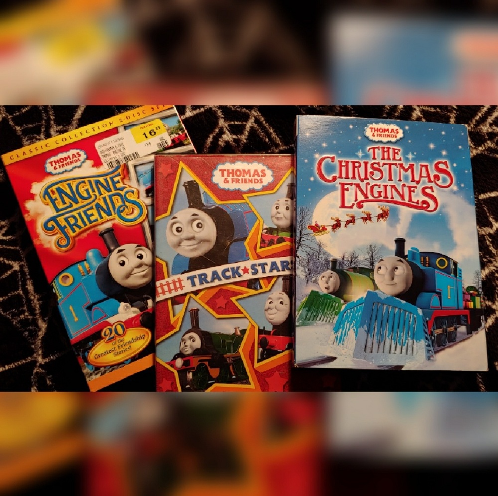 3 Gently used Thomas & Friends DVDs